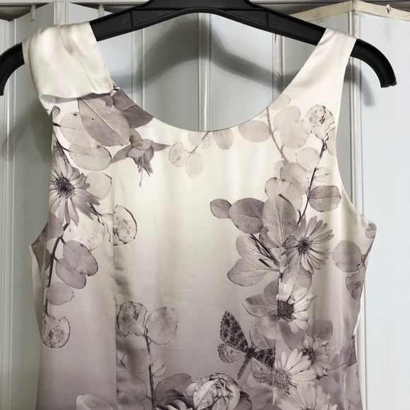 H&M Grey Gradient Floral Dress - Picture 6 of 10
